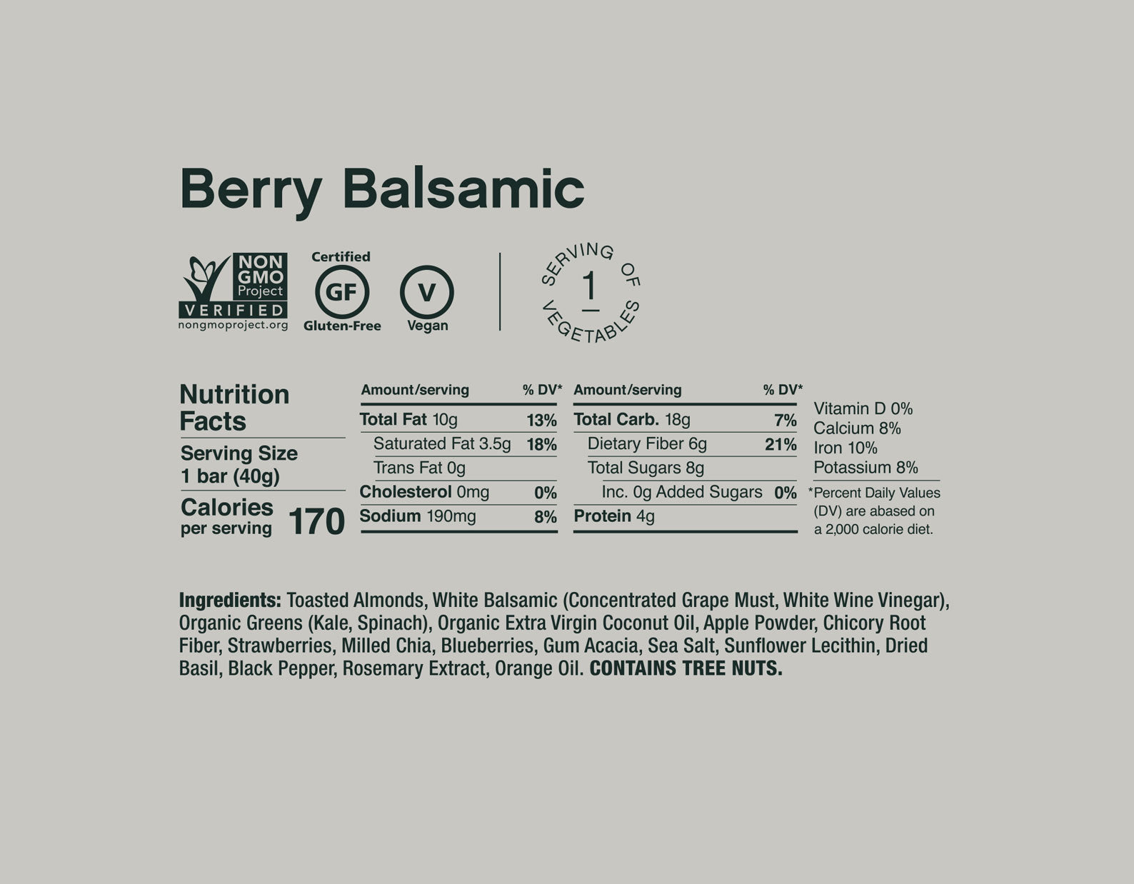 Berry Balsamic – 12 bars